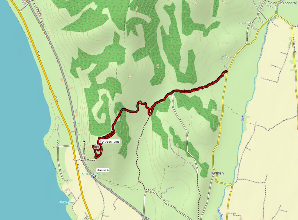 Ohrid Struga Fortress Gabavski Rid Erasmo Erasmus Kulishta