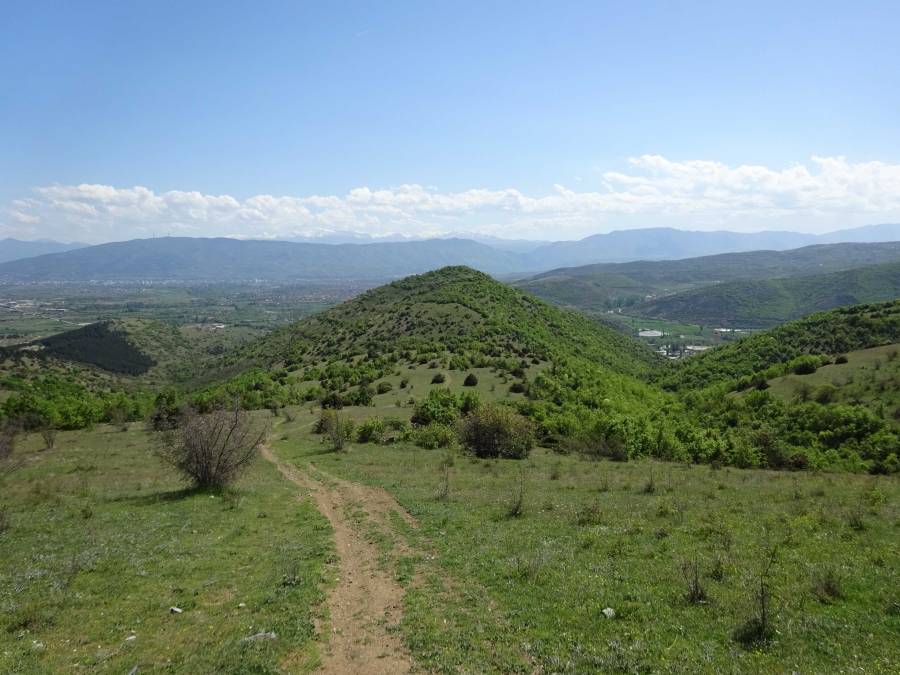 Brazda Tomb archeological site Markov Kamen peak Davina Kula archeological site hiking North Macedonia
