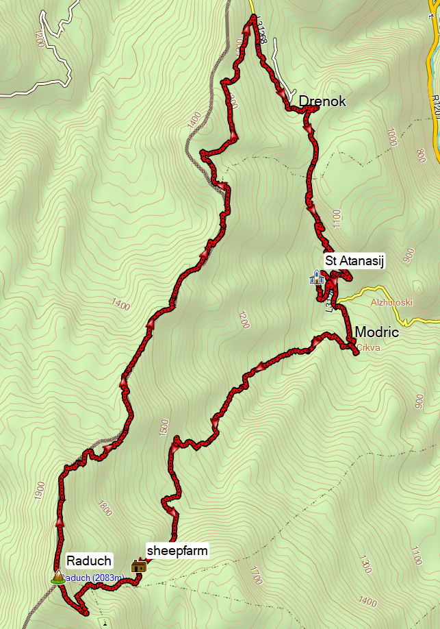 Hiking North Macedonia Jablanica